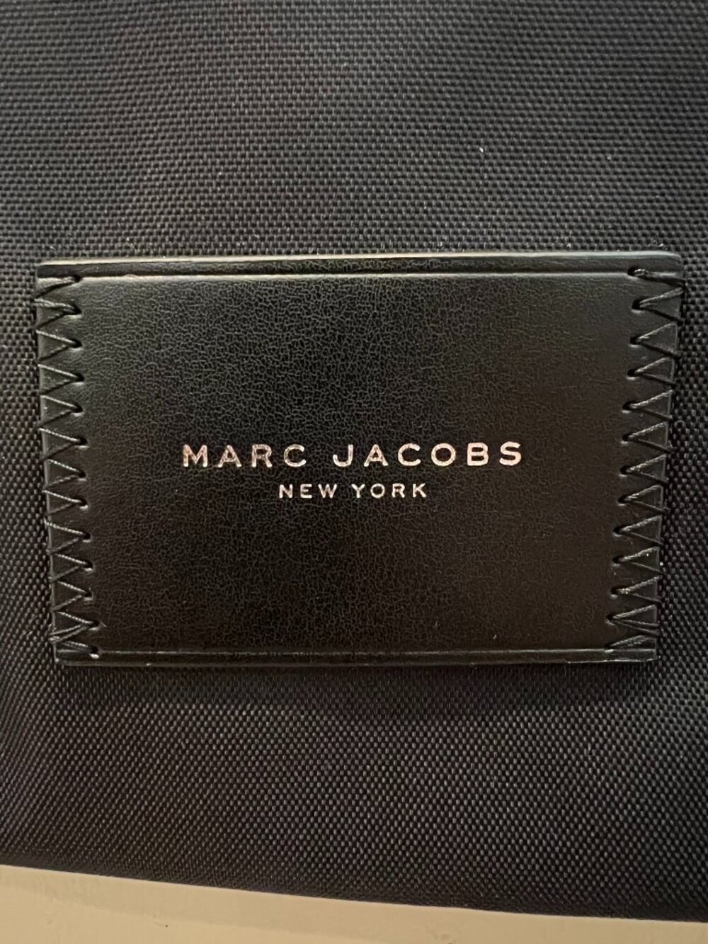 Marc Jacobs Nylon Crossbody Bag Black Tonal Hardware Women Biker - Picture 8 of 8